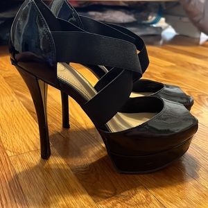 black Jessica Simpson High Heels